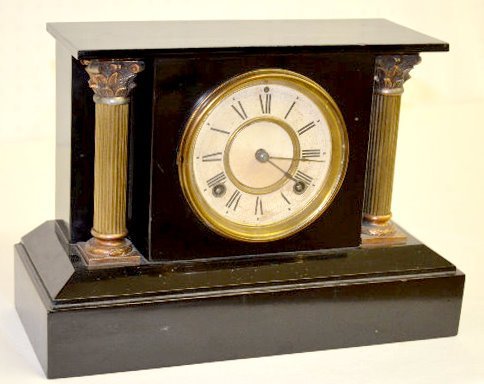 Ansonia “Bristol” Iron Case Mantel Clock