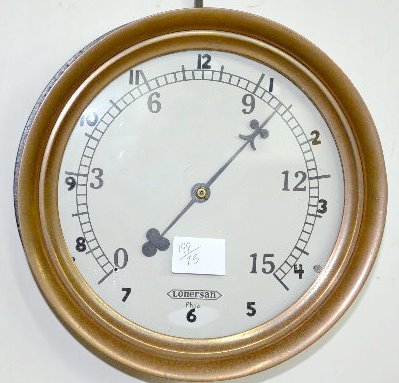 Lonergan, Phila. Brass & Cast Ship’s Clock