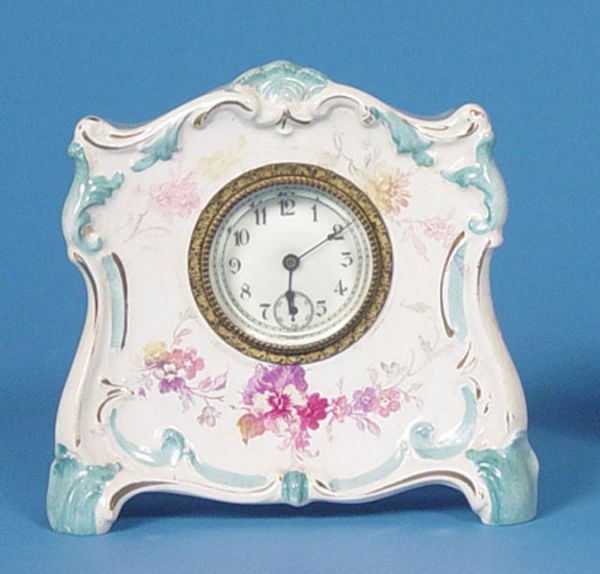 Royal Bonn Ansonia Mini China Clock