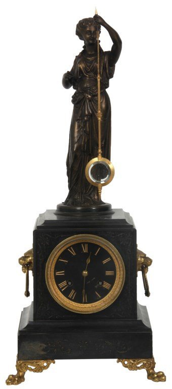 Guilmet Figural Figural Mystery Clock