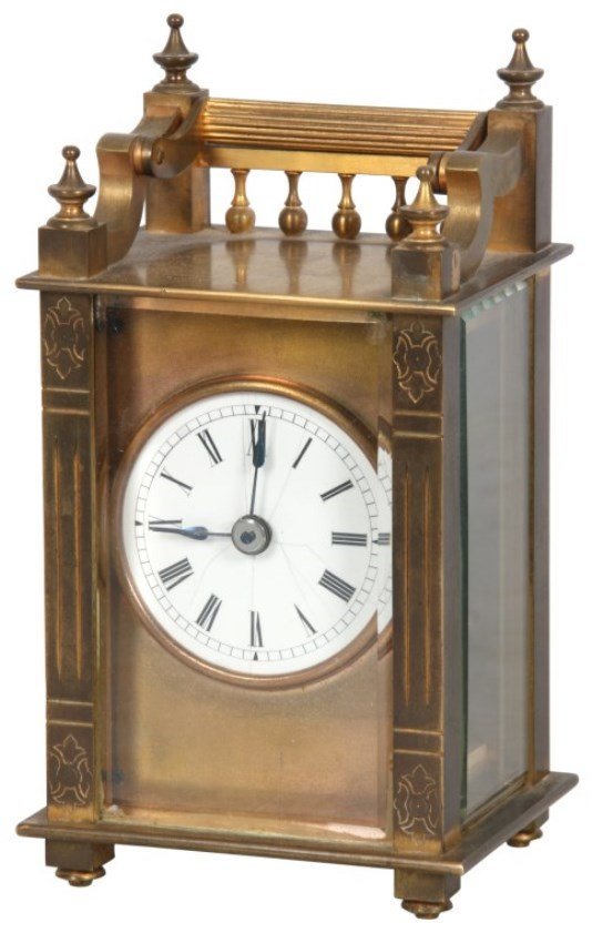 Brass Time Only Boston Carriage Clock