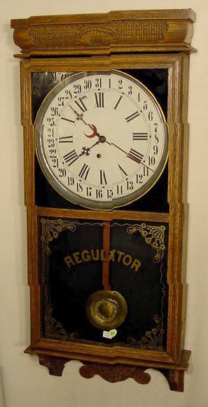 Ingraham Store Regulator With Calendar