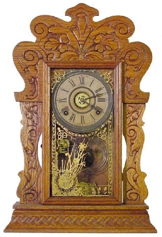 Sessions Alarm Kitchen Oak Clock