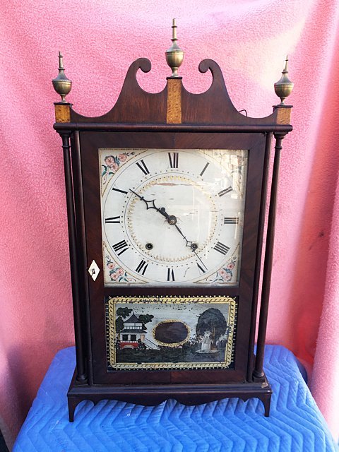 Eli Terry and Sons Pillar and Scroll Clock
