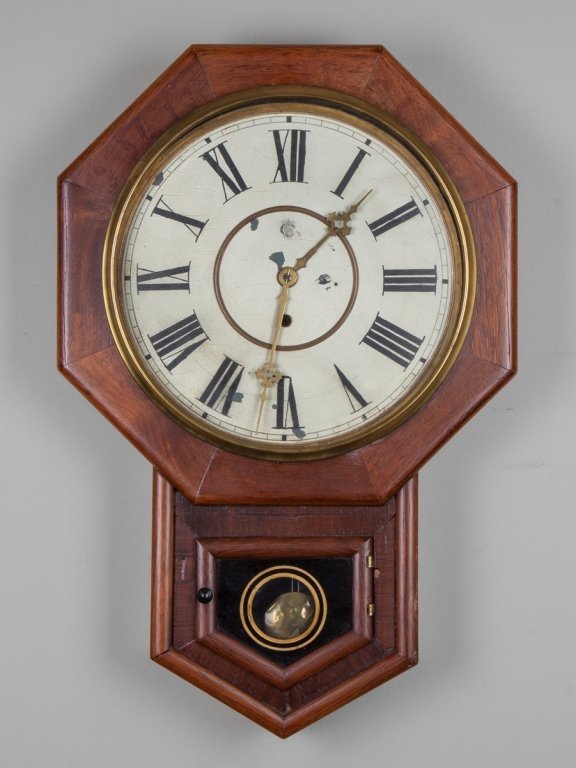 Waterbury Short Drop School House Clock