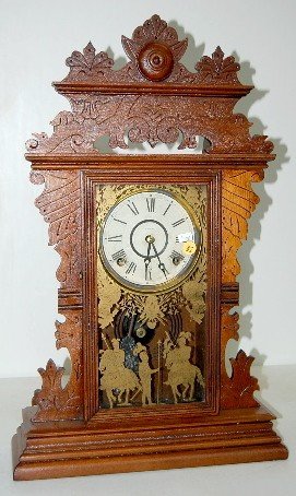 Welch Walnut Kitchen Clock