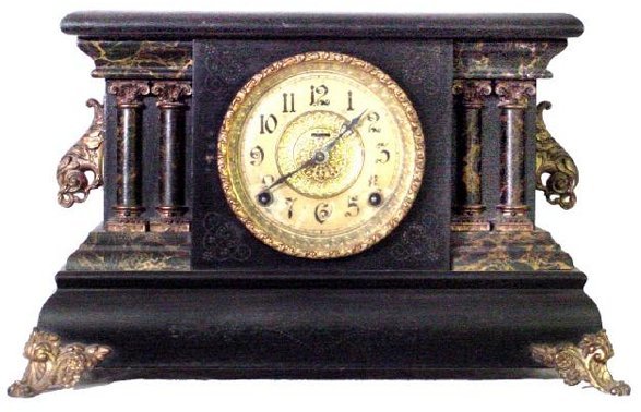 Aorian by Ingraham Wooden Mantel Clock