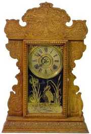 Sessions Kitchen Clock w/Alarm & Crane Design