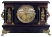 Arcadia Sessions Black Mantel Clock