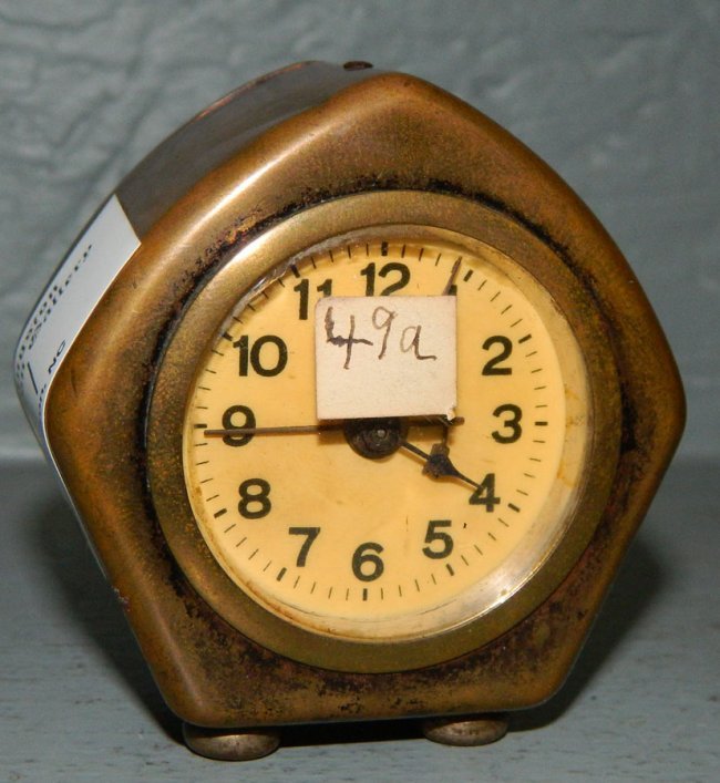 One day German  lever movement alarm clock.