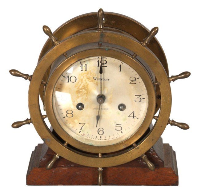 Waterbury No. 10 Ships Bell Clock
