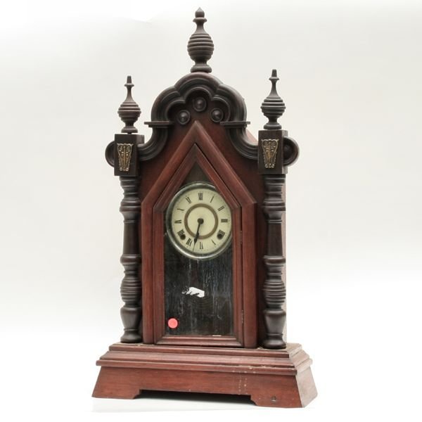 Large Victorian mantle clock