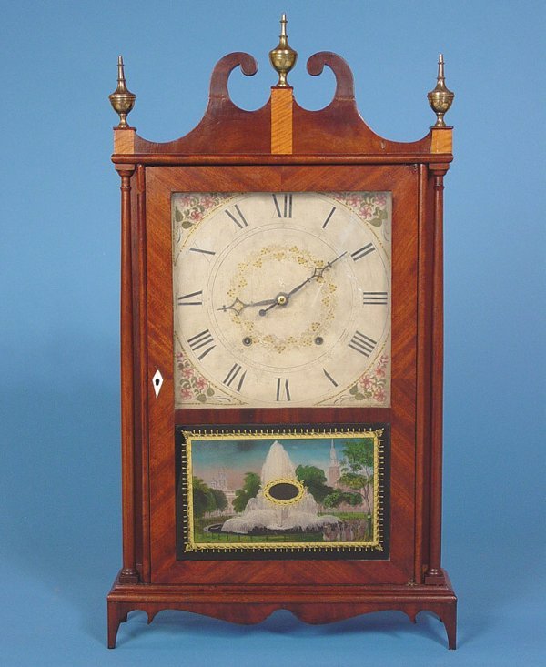 Seth Thomas Pillar & Scroll Shelf Clock