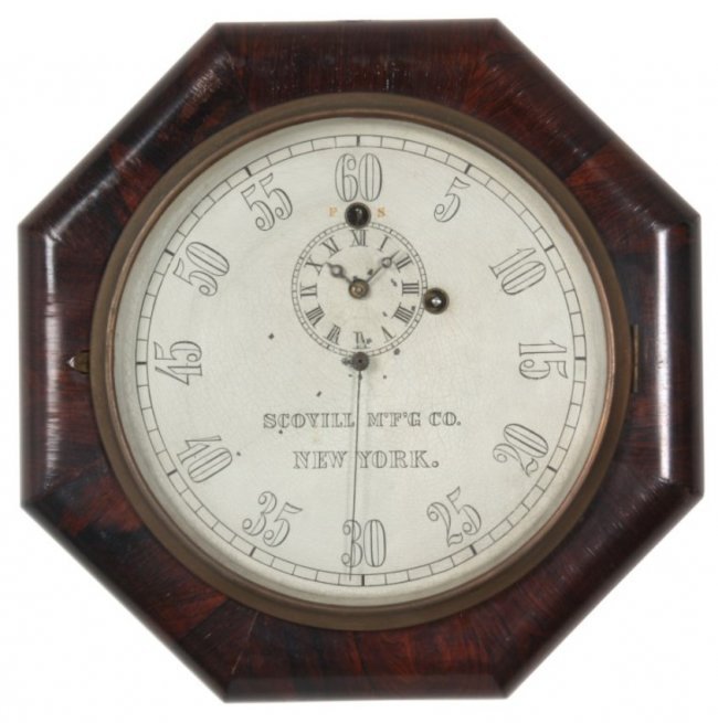 Jerome Rosewood Octagon Lever Clock