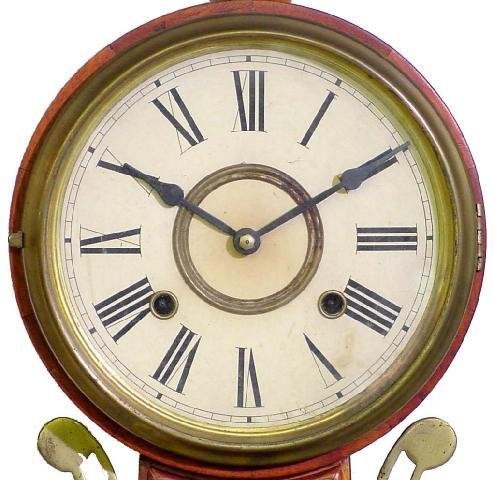 Mahogany 20th Century Banjo Clock