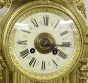 French Gilt Victorian Clock