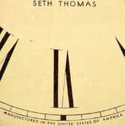 Seth Thomas Parlor Calendar No. 3 Clock