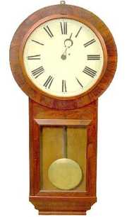 Sperry Mahogany Wall Clock