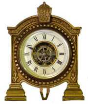 Le Roi By Welch Brass Clock