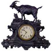 Goat Novelty Mantel Clock