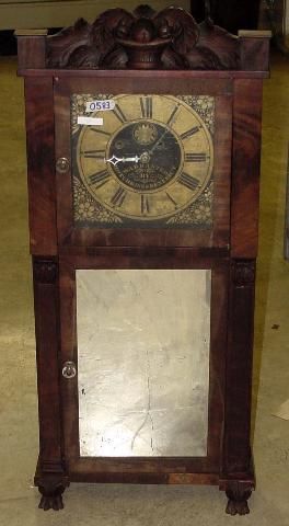 Asa Munger-Hotchkiss & Benedict NY Shelf Clock