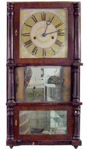 G. W. Bartholomew Triple Decker Shelf Clock