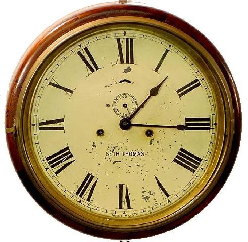 Lever Seth Thomas Wall Clock