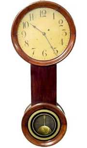 19th Century Banjo Style Wall Clock