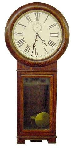 No. 2 Oak Regulator Wall Clock