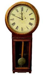 No. 2 Seth Thomas Mahogany Regulator Wall Clock