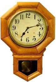 Oak Gilbert Regulator Wall Clock
