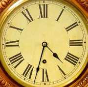 Oak Waterbury Regulator Wall Clock