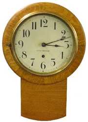 Oak Seth Thomas Drop Center Wall Clock