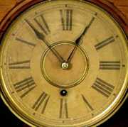 Ansonia Walnut Regulator Clock