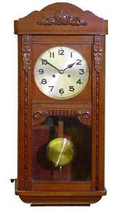 British Or German Oak Wall Regulator