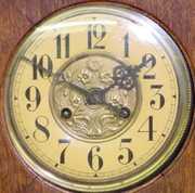 Oak Swinger Art Nouveau Clock