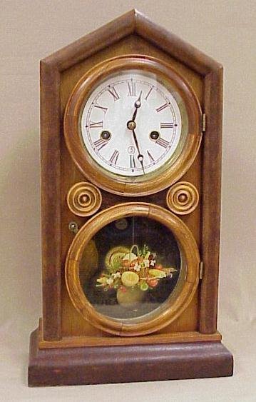 Ingraham 8-Day Cathedral Style Clock-Pat. 1871