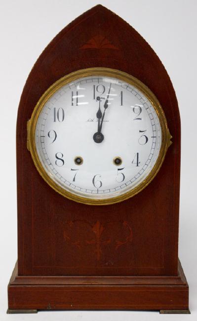 Late 19th century Oak case mantel clock by Seth Thomas Clock CO