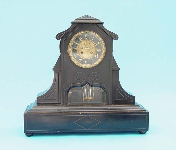 Big Japy Freres Open Escapement Mantel Clock