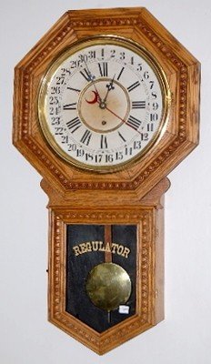 Gilbert “Consort” Calendar Schoolhouse Clock