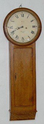 Oak Act of Parliament 2 Weight Wall Clock