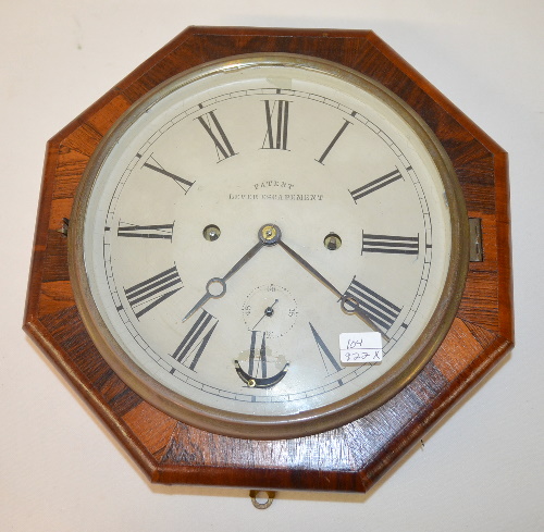 Antique Jerome & Co. Lever Octagon Clock