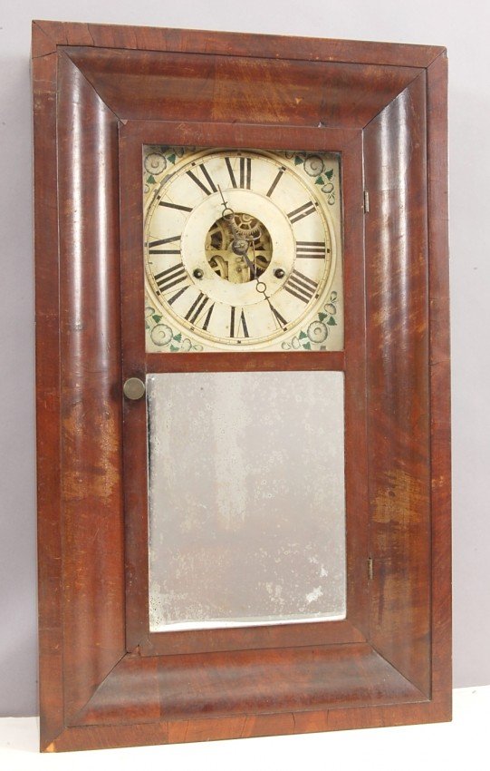 Early Silas Hogdley 2 Weight Ogee Clock