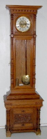 1 Weight Signed Standing Vienna Tall Case Clock