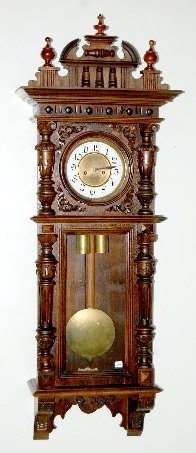 Ornate 2 Weight Vienna Regulator Clock