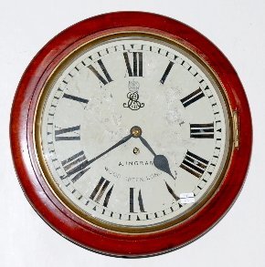 English Chain Fusee Gallery Clock