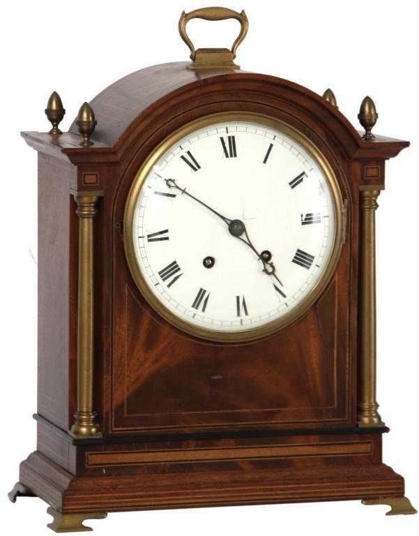 English Mahogany Bracket Clock