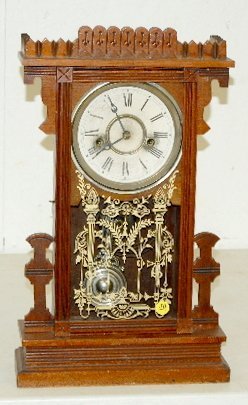 Waterbury “Malvern” Walnut Mantel Clock