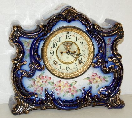 Ansonia “Ossipee” Porcelain Clock, T & S