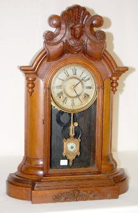 Welch “IOWA” Mantel Clock w/Columbus